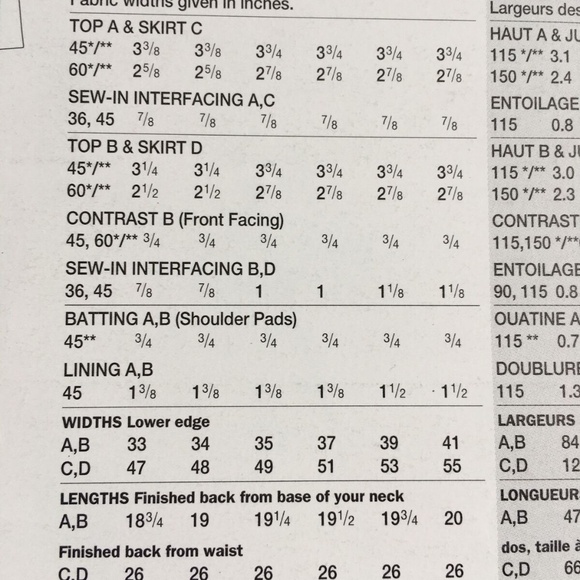 VOGUE Retro Sewing Pattern 1944 Jacket & Skirt Size 14 UNCUT Wiggle Skirt Fitted - Picture 5 of 5